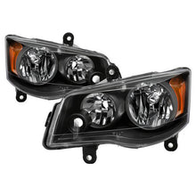 Load image into Gallery viewer, Xtune Headlights Dodge Grand Caravan (11-17) [OEM Style] Black w/ Amber Corner Lights - Default Title Alternate Image