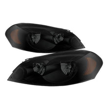 Load image into Gallery viewer, Xtune Crystal Headlights Chevy Impala (06-13) Black w/ Amber Turn Signal Light Alternate Image
