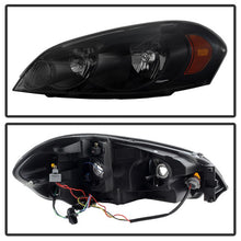 Load image into Gallery viewer, Xtune Crystal Headlights Chevy Impala (06-13) Black w/ Amber Turn Signal Light Alternate Image