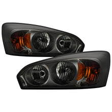 Load image into Gallery viewer, Xtune Crystal Headlights Chevy Malibu (04-08) Black or Black Smoked w/ Amber Turn Signal Light Alternate Image