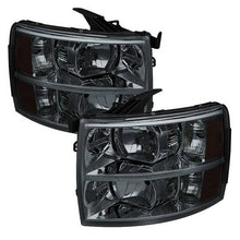 Load image into Gallery viewer, Xtune Crystal Headlights Chevy Silverado (07-14) [Optional DRL LED Lights] Black / Chrome / Smoke Alternate Image