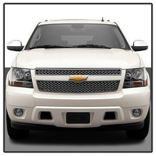 Load image into Gallery viewer, Xtune Crystal Headlights Chevy Suburban (07-14) Black or Black Smoked w/ Amber Turn Signal Light Alternate Image