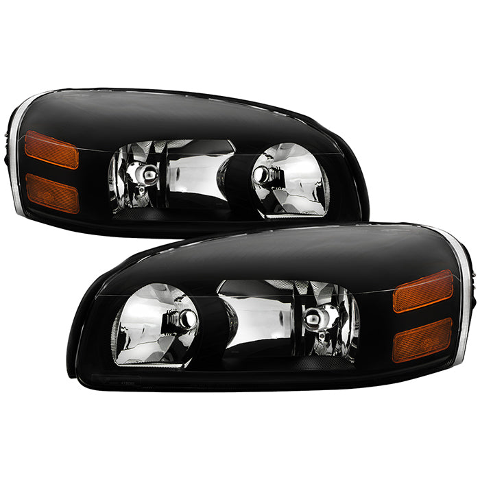 Xtune Headlights Pontiac Montana SV6 (05-09) Black or Chrome w/ Amber  Signal Light