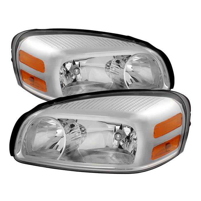 Xtune Headlights Pontiac Montana SV6 (05-09) Black or Chrome w/ Amber  Signal Light