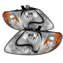 Load image into Gallery viewer, Xtune Headlights Chrysler Town &amp; Country (01-07) [Halogen] Black or Chrome w/ Amber Signal Light - Chrome Alternate Image