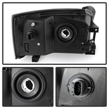 Load image into Gallery viewer, Xtune Crystal Headlights Dodge Dakota (05-07) Black or Chrome w/ Amber Signal Lights - Black Alternate Image