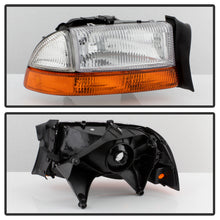 Load image into Gallery viewer, Xtune Headlights Dodge Dakota (97-04) [OEM Style] Chrome w/ Bumper Signal Lights - w/ Amber Light Alternate Image