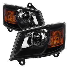 Load image into Gallery viewer, Xtune Headlights Dodge Grand Caravan (08-10) [OEM Style] Black w/ Amber Corner Lights Alternate Image