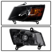 Load image into Gallery viewer, Xtune Headlights Dodge Grand Caravan (08-10) [OEM Style] Black w/ Amber Corner Lights Alternate Image