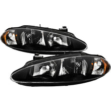 Load image into Gallery viewer, Xtune Crystal Headlights Dodge Intrepid (98-04) Black or Chrome w/ Amber Corner Lights Alternate Image