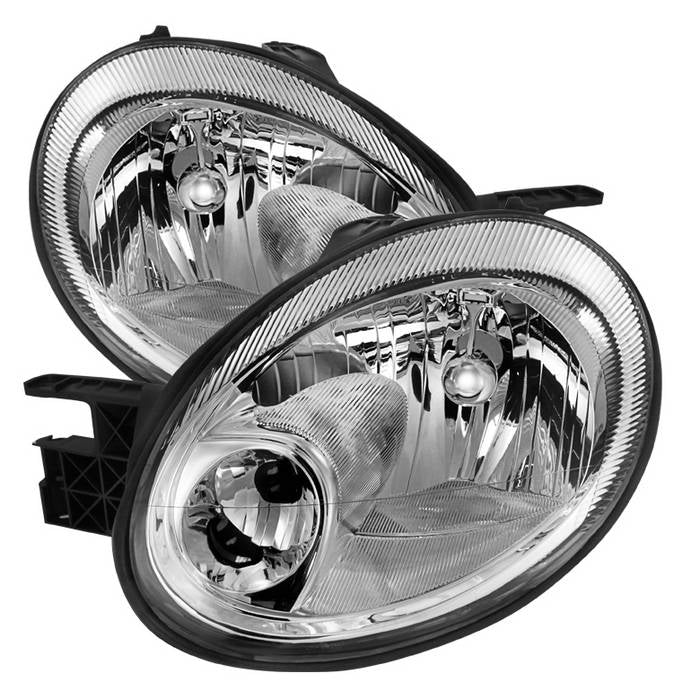 Xtune Crystal Headlights Dodge Neon (03-05) Clear Chrome Replacements