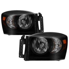 Load image into Gallery viewer, Xtune Crystal Headlights Dodge Ram (06-09) Black Smoked or Smoke w/ Amber Turn Signal Light - Default Title Alternate Image