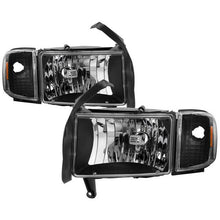 Load image into Gallery viewer, Xtune Headlights Dodge Ram 1500 (94-02) [OEM Style] Black w/ Corner Lamps - Default Title Alternate Image