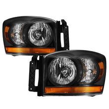 Load image into Gallery viewer, Xtune Headlights Dodge Ram (06-09) [OEM Style] w/ Chrome Bezel &amp; Amber Bar - Default Title Alternate Image