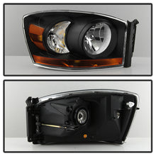 Load image into Gallery viewer, Xtune Headlights Dodge Ram (06-09) [OEM Style] w/ Chrome Bezel &amp; Amber Bar - Default Title Alternate Image