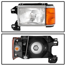 Load image into Gallery viewer, Xtune Headlights Ford F250/ F350/ F450 (87-91) [OEM Style] Chrome w/ Amber Corner Lights Alternate Image