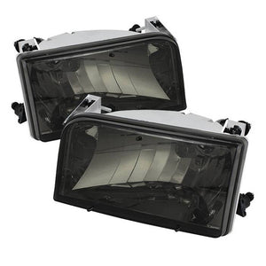 Xtune Crystal Headlights Ford Bronco (1992-1996) Black or Chrome