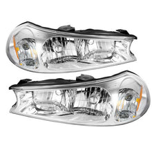 Load image into Gallery viewer, Xtune Crystal Headlights Ford Contour (98-00) [OEM Style] Chrome w/ Amber Corner Lights - Default Title Alternate Image