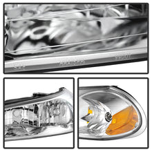 Load image into Gallery viewer, Xtune Crystal Headlights Ford Contour (98-00) [OEM Style] Chrome w/ Amber Corner Lights - Default Title Alternate Image