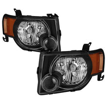 Load image into Gallery viewer, Xtune Headlights Ford Escape (08-12) [OEM Style] Black w/ Amber Signal Lights Alternate Image