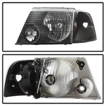 Load image into Gallery viewer, Xtune Headlights Ford Explorer 4Dr (02-05) [OEM Style w/ Corner 4pcs sets] Black w/ Amber Signal Lights - Default Title Alternate Image