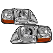 Load image into Gallery viewer, Xtune Headlights Ford F150 (1997-2003) Chrome or Black w/ Corner Light Alternate Image