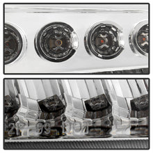 Load image into Gallery viewer, Xtune Crystal Headlights Ford Excursion (99-04) [OEM Style] Black or Chrome w/ Amber Corner Lights - Full Amber Light / Chrome Alternate Image