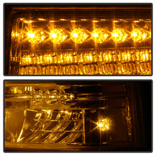 Load image into Gallery viewer, Xtune Crystal Headlights Ford F250 F350 F450 Superduty (99-04) [OEM Style] Black or Chrome w/ Amber Corner Lights - Full Amber Light / Chrome Alternate Image