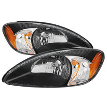 Load image into Gallery viewer, Xtune Headlights Ford Taurus (00-07)  [OEM Style] Black w/ Amber Signal Lights Alternate Image