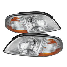 Load image into Gallery viewer, Xtune Headlights Ford Windstar (99-03) [OEM Style] Chrome w/ Amber Bumper Lights - Default Title Alternate Image