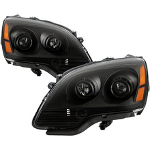 Load image into Gallery viewer, Xtune Crystal Headlights GMC Acadia (07-12) Black w/ Amber Turn Signal Lights - Default Title Alternate Image