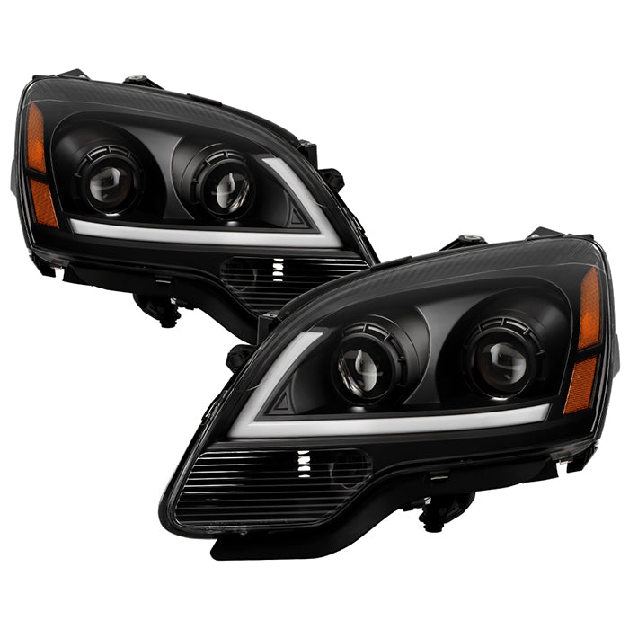 Xtune Projector Headlights GMC Acadia (07-12) [w/ LED Light Bar] Black