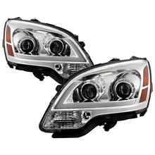 Load image into Gallery viewer, Xtune Projector Headlights GMC Acadia (07-12) [w/ LED Light Bar] Black or Chrome w/ Amber Turn Signal Lights Alternate Image