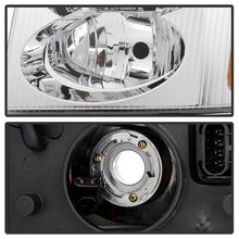 Load image into Gallery viewer, Xtune Headlights GMC Envoy (02-09) [OEM Style] Chrome or Black w/ Amber Bumper Lights Alternate Image