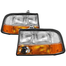 Load image into Gallery viewer, Xtune Headlights GMC Jimmy S-15 (98-01) Chrome w/ Amber Bumper Lights Alternate Image