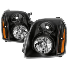 Load image into Gallery viewer, Xtune Crystal Headlights GMC Yukon Denali (07-14) Black w/ Amber Turn Signal Light - Default Title Alternate Image