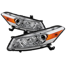 Load image into Gallery viewer, Xtune Projector Headlights Honda Accord Coupe (08-10) [OE Style] Chrome w/ Amber Signal Lights - Default Title Alternate Image