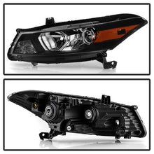 Load image into Gallery viewer, Xtune Headlights Honda Accord Coupe (08-10) [Halogen Only] Black w/ Amber Turn Signal Lights - Driver Alternate Image