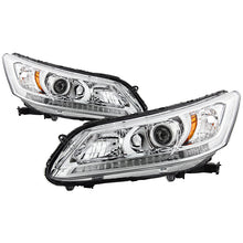 Load image into Gallery viewer, Xtune Projector Headlights Honda Accord Sedan (13-15) [OEM Style w/ DRL Lights] Black or Chrome Alternate Image