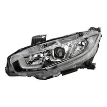 Load image into Gallery viewer, Xtune Projector Headlights Honda Civic (16-18) [Halogen Models - w/ LED DRL Light Bars] Chrome - Driver Alternate Image
