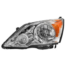 Load image into Gallery viewer, Xtune Headlights Honda CRV (07-11) [Halogen Model Only] Chrome w/ Amber Turn Signal Lights - Driver Alternate Image