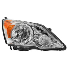 Load image into Gallery viewer, Xtune Headlights Honda CRV (07-11) [Halogen Model Only] Chrome w/ Amber Turn Signal Lights - Passenger Alternate Image