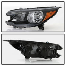 Load image into Gallery viewer, Xtune Headlights Honda CRV (12-14) [Halogen Only] Black w/ Amber Turn Signal Lights - Driver Alternate Image