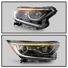Load image into Gallery viewer, Xtune Projector Headlights Honda CRV (17-21) [Halogen Only w/ DRL LED] Black w/ Amber Turn Signal Lights - Passenger Alternate Image