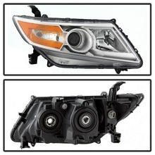 Load image into Gallery viewer, Xtune Headlights Honda Odyssey (11-15) [OEM Style - Halogen Models Only] Black or Chrome w/ Amber Turn Signal Lights - Black Alternate Image