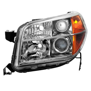 Xtune Projector Headlights Honda Pilot (06-08) [OEM Style] Chrome w/ Amber Turn Signal Lights