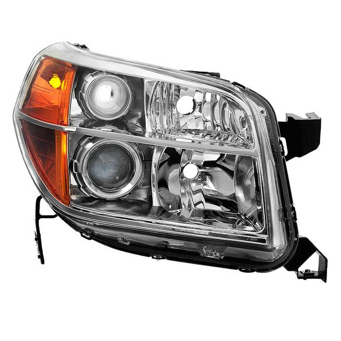 Xtune Projector Headlights Honda Pilot (06-08) [OEM Style] Chrome w/ Amber Turn Signal Lights