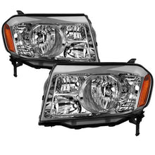 Load image into Gallery viewer, Xtune Headlights Honda Pilot (09-11) [OEM Style] Chrome w/ Amber Turn Signal Lights Alternate Image