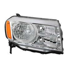 Load image into Gallery viewer, Xtune Headlights Honda Pilot (12-15 ) [Halogen Only / OEM Style] Chrome w/ Amber Turn Signal Lights - Passenger Alternate Image