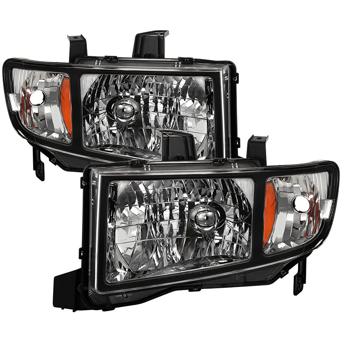 Xtune Crystal Headlights Honda Ridgeline (06-13) Black or Chrome w/ Am